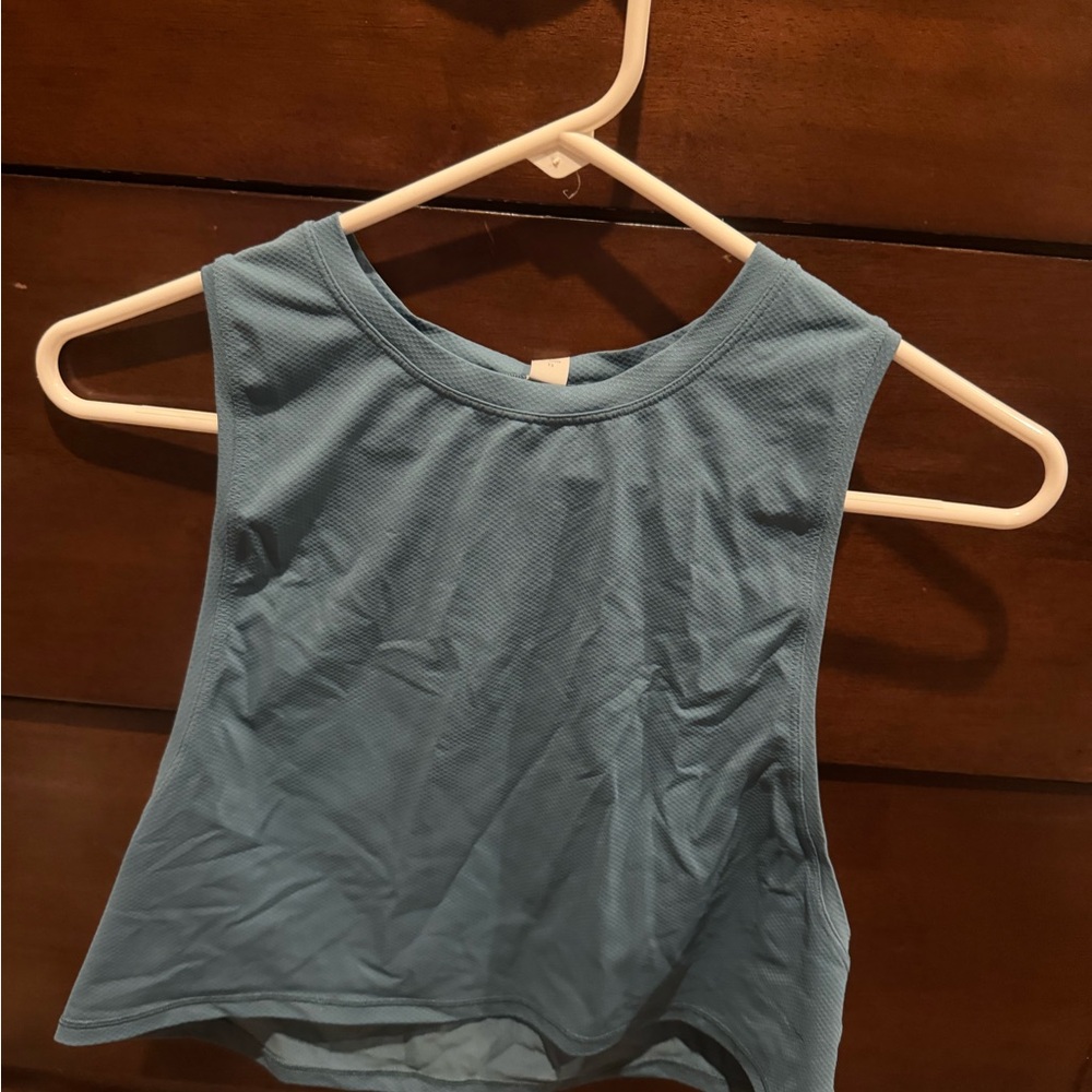 lululemon athletica Light Blue Muscle Tee